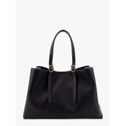 Gg emblem leather shoulder bag