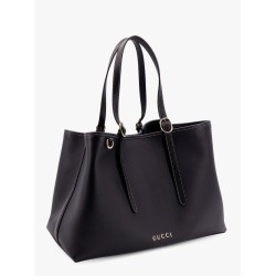 Gg emblem leather shoulder bag