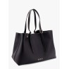 Gg emblem leather shoulder bag