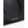 Gg emblem leather shoulder bag