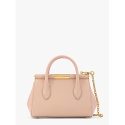 Marlene leather handbag with logo print