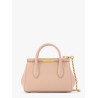 Marlene leather handbag with logo print
