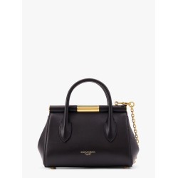 Marlene leather handbag with logo print