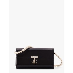 Avenue leather shoulder bag with frontal monogram