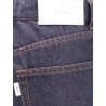 Cotton jeans with back logo patch