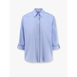 Cotton blend shirt with monili profile