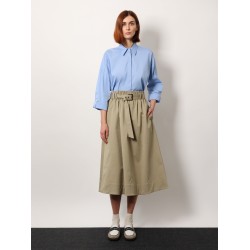 Cotton blend shirt with monili profile