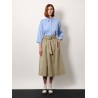 Cotton blend shirt with monili profile