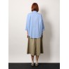 Cotton blend shirt with monili profile