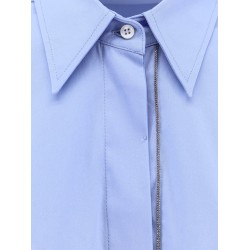 Cotton blend shirt with monili profile