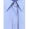 Cotton blend shirt with monili profile