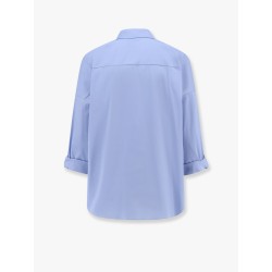 Cotton blend shirt with monili profile