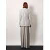Jersey blazer with all-over sequins
