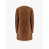 Suede short dress with all-over GG logo