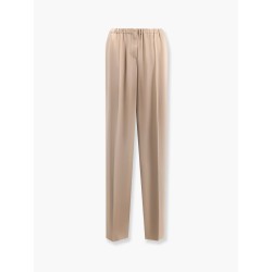Oversize silk trouser