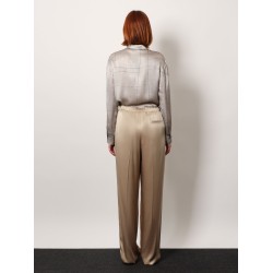 Oversize silk trouser