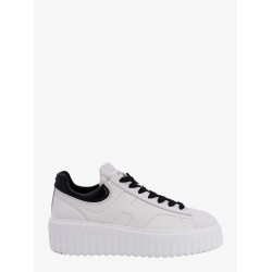 H-stripes leather sneakers with contrasting detail