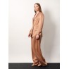Viscose and cupro with silk lining