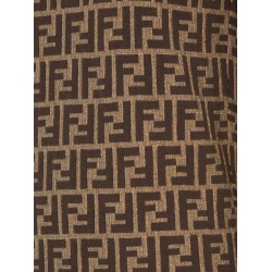 Cotton dress with ff motif