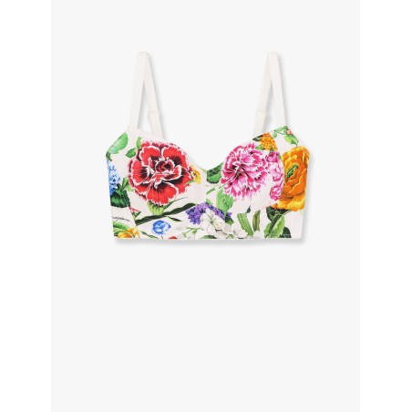Cotton top with floral print