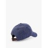 Linen hat with frontal logo