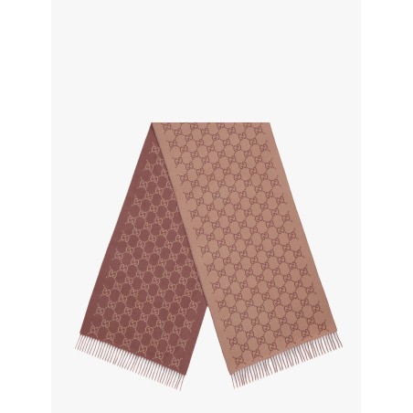 GG cashmere scarf with lurex effect