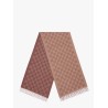 GG cashmere scarf with lurex effect