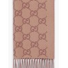 GG cashmere scarf with lurex effect