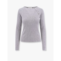 Ribbed fabric sweater