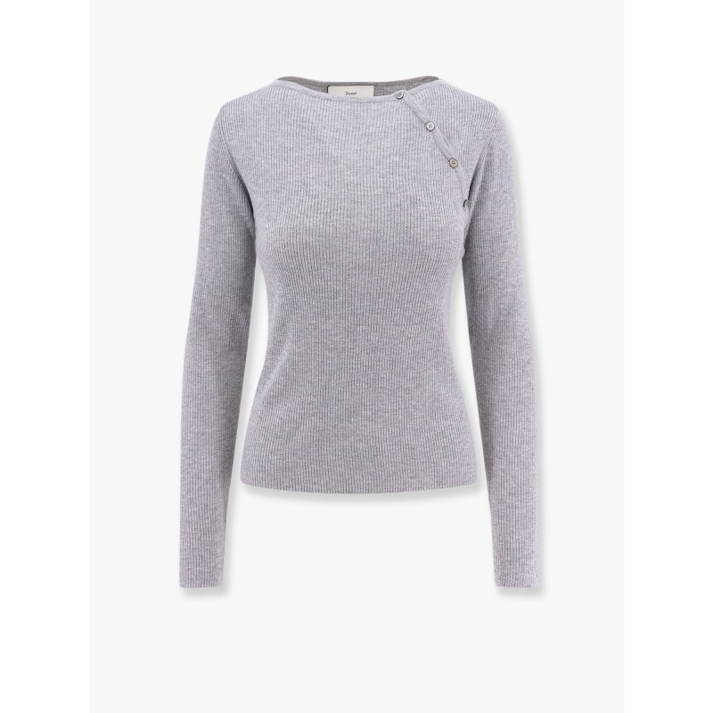 Ribbed fabric sweater