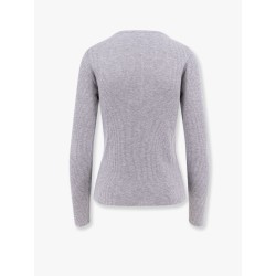 Ribbed fabric sweater