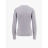 Ribbed fabric sweater