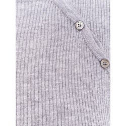 Ribbed fabric sweater