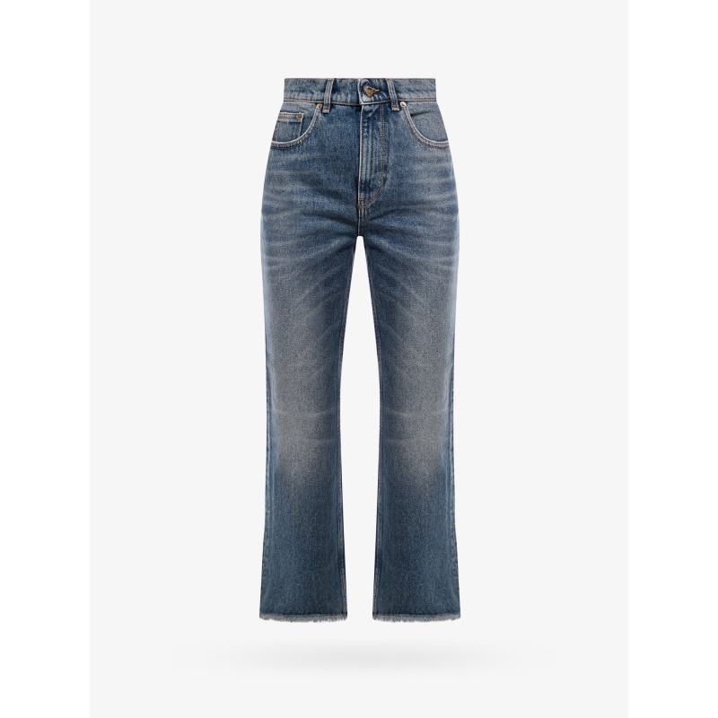 Derin new cropped flare jeans with back logoed patch