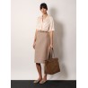Roll large ff jacquard velvet shopping bag