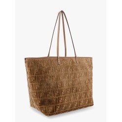 Roll large ff jacquard velvet shopping bag