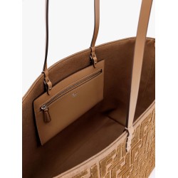 Roll large ff jacquard velvet shopping bag