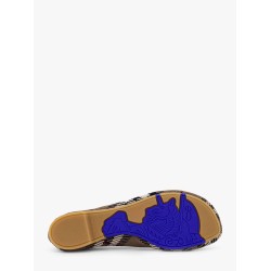 Knit baby nylon blend ballerinas with knitted traditional check