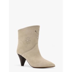 Loline suede ankle boots with micro studs