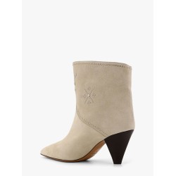 Loline suede ankle boots with micro studs