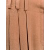 Eco-viscose e cupro trouser with pinces