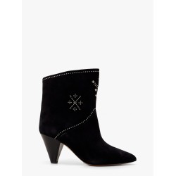 Loline suede ankle boots with micro studs