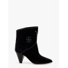 Loline suede ankle boots with micro studs