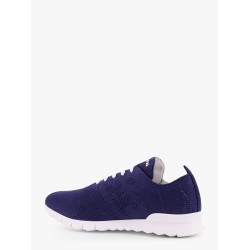Knit sneakers with lateral monogram