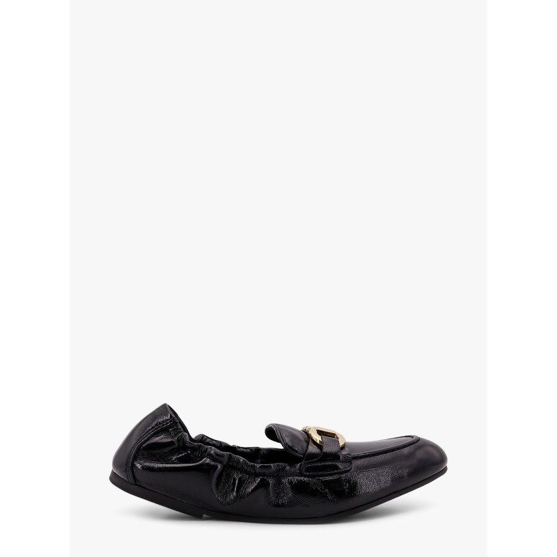 Jodie deconstructed leather loafer
