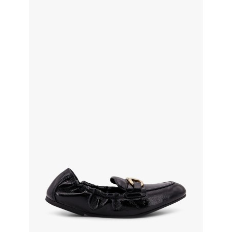 Jodie deconstructed leather loafer