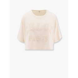 Biologic cotton t-shirt with frontal logo patch
