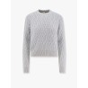 Ff wool and cashmere crop sweater
