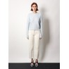 Ff wool and cashmere crop sweater