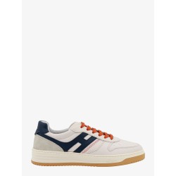 H630 leather sneakers with contrasting monogram